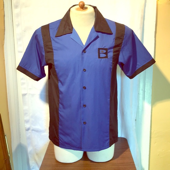 Vintage Brunswick Cotton Bowling Shirt - Picture 1 of 4